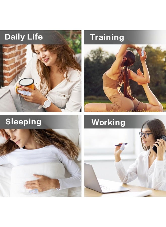 جبيرة إصبع، 3 قطع داعم مفصل الإصبع لتثبيت الإصبع المصاب بالتهاب المفاصل أو الكسر، جبيرة إصبع الزناد تناسب الإبهام/الوسطى/الخاتم/السبابة/الخمسة (3 مقاسات) - Image 2